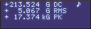 3 separate probe readings