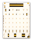 Microwave calibration substrate