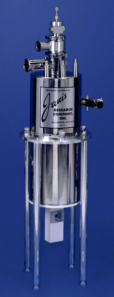 SVT-200-5 large optical SuperVariTemp reservoir cryostat