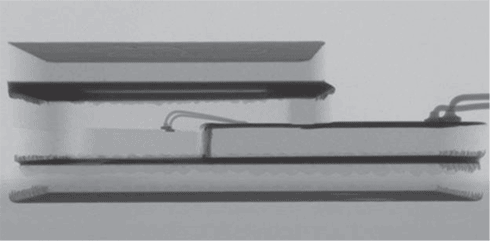 HRxray Lake Shore x-rays each sensor to verify the quality of the die attachment and to ensure sufficient clearance between the internal wires and lid